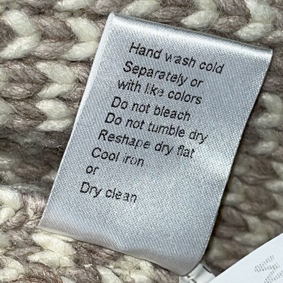 Cocogio Cardigan Womens M Striped Wool Blend Heavy Knit Made in Italy Feminine - Picture 16 of 16